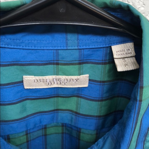 SOLD NWOT Burberry Brit Men’s Blue and Green - Picture 2 of 4